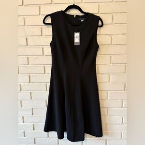 NWT Tommy Hilfiger Essentials Classic Black Midi Dress Sleeveless Womens Size 6